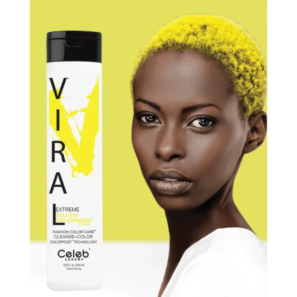 Оцветяващ шампоан в жълто Celeb Luxury Viral Shampoo Extreme Yellow