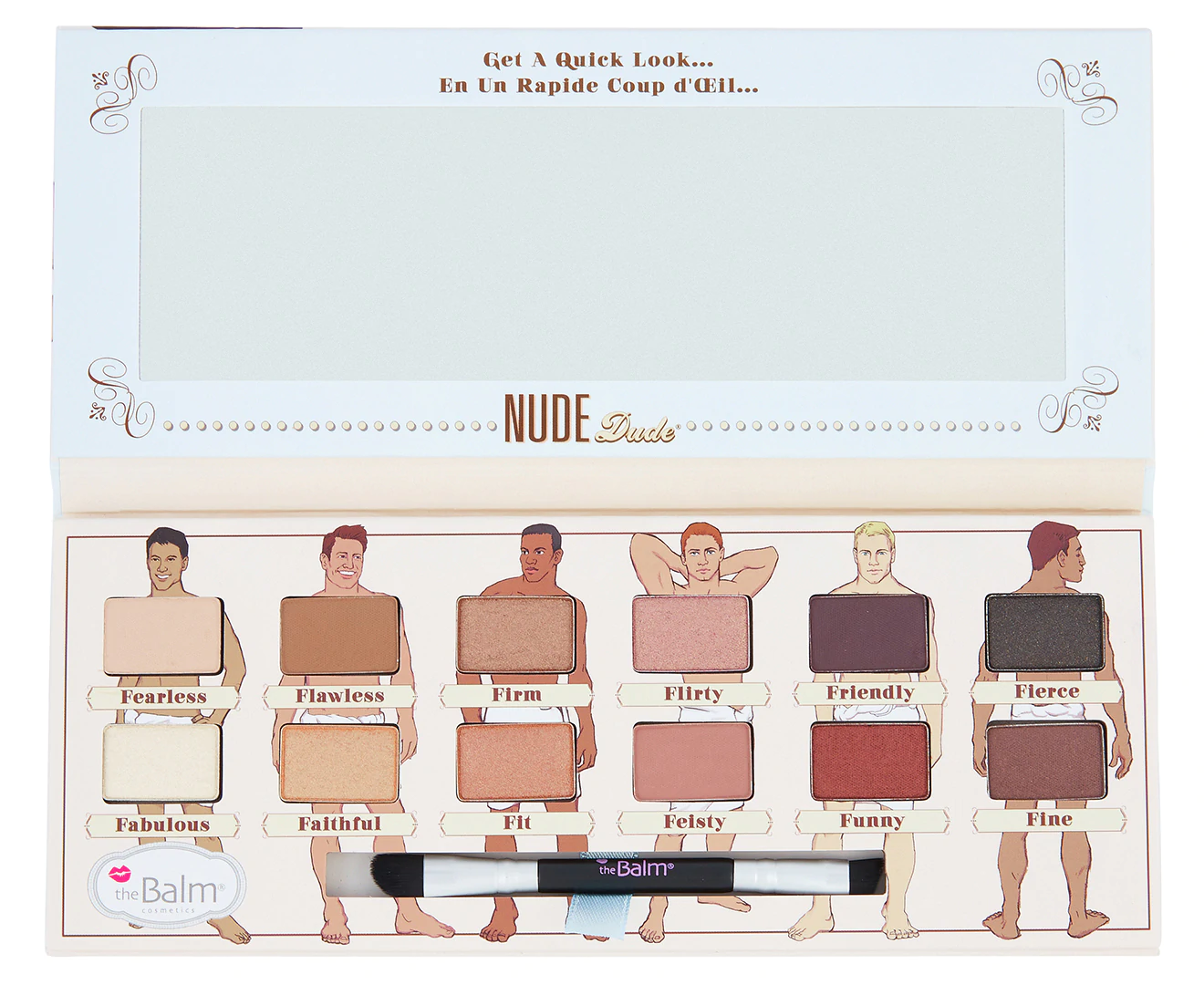 Палитра сенки за очи theBalm Nude Dude Palette