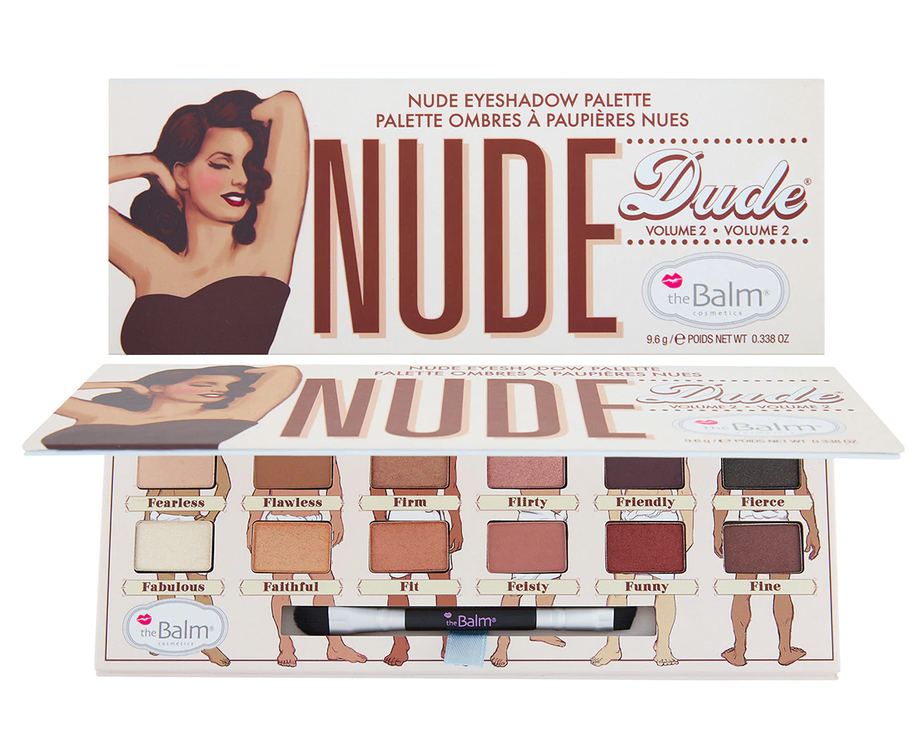 Палитра сенки за очи theBalm Nude Dude Palette