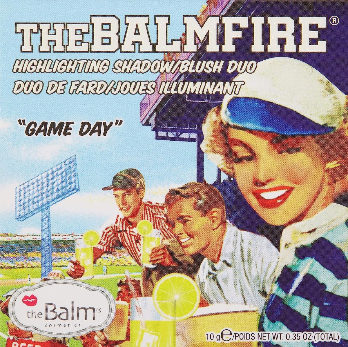 Палитра хайлайтър и руж theBalmFire Game Day