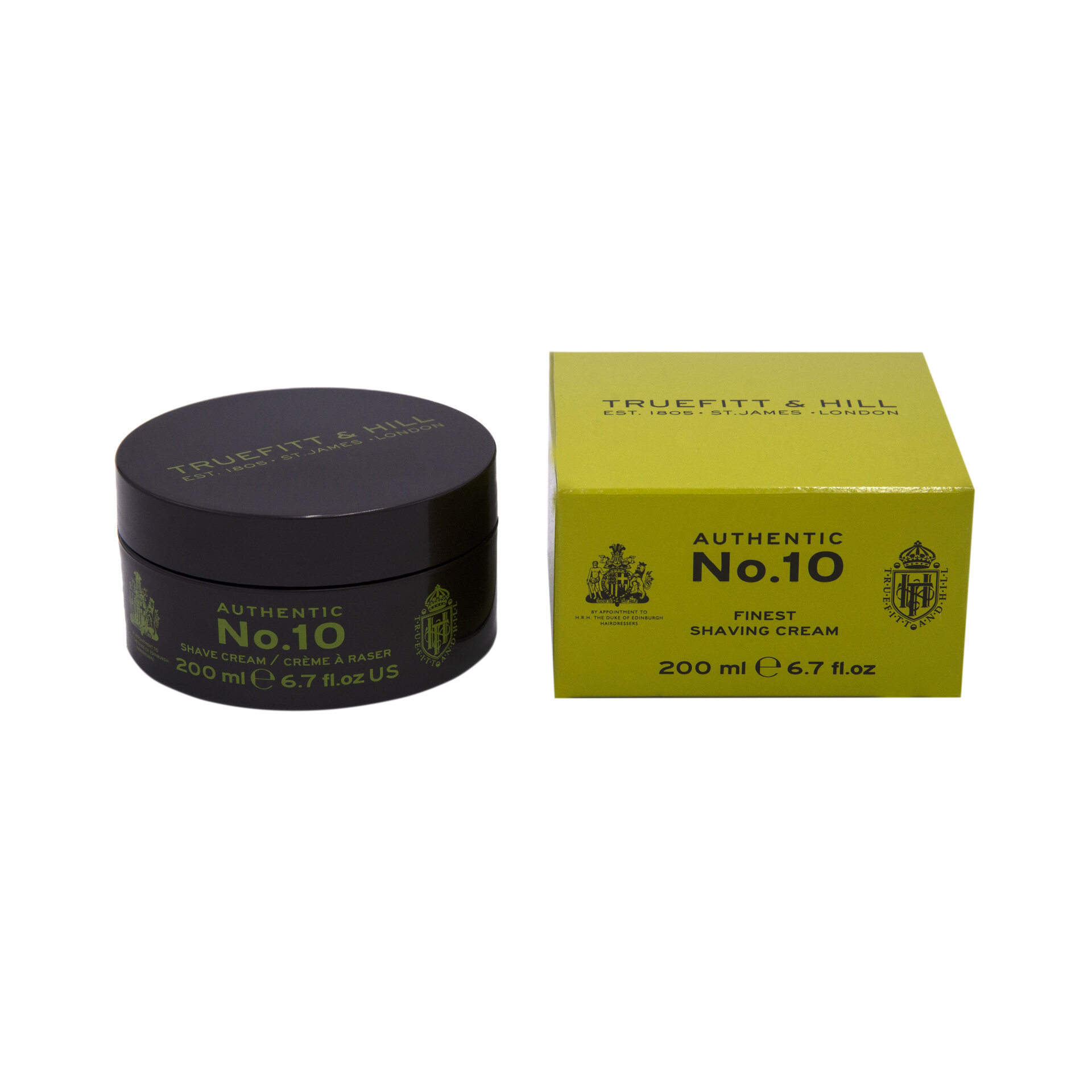 Authentic No. 10 Finest Shaving Cream 200ml/6.7oz Truefitt & Hill Authentic No. 10 Finest Shaving Cream 200ml/6.7oz Крем за бръснене