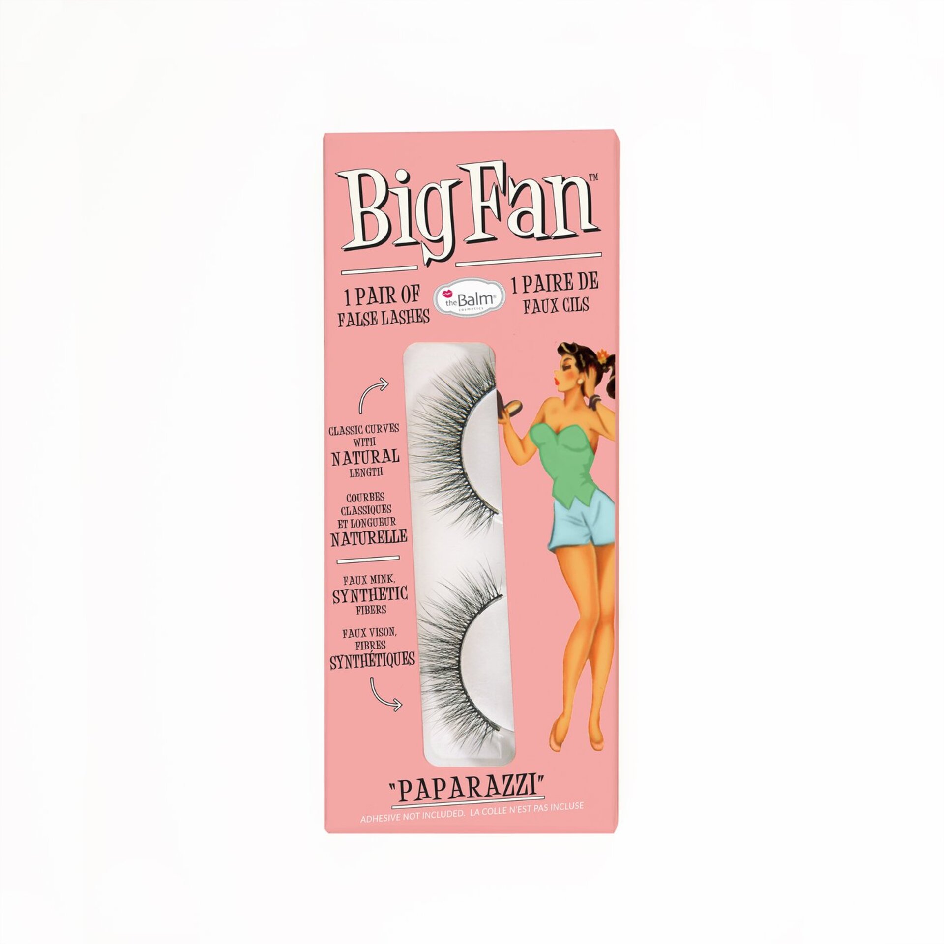 Big Fan Lashes Изкуствени - Мигли от Норка Изкуствени мигли theBalm Big Fan Lashes Paparazzi