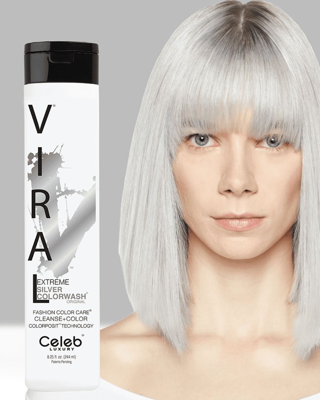 celeb luxury viral colorwash extreme silver 743082 en Оцветяващ шампоан Surface Viral Shampoo Extreme Silver