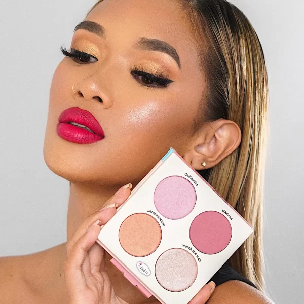 Палитра ружове theBalm Will Powder Blush Quad