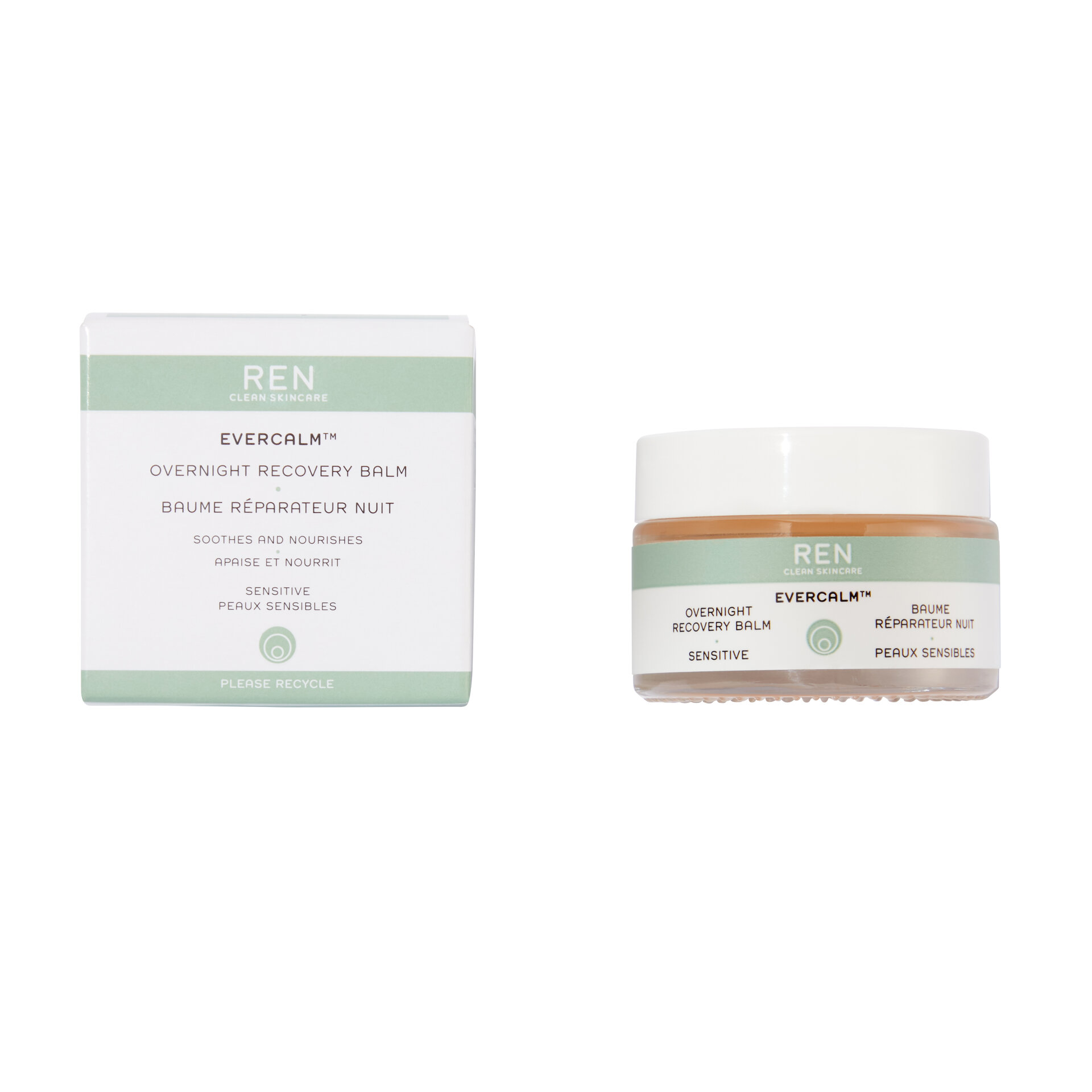 Хидратиращ нощен балсам REN EVERCALM OVERNIGHT RECOVERY BALM