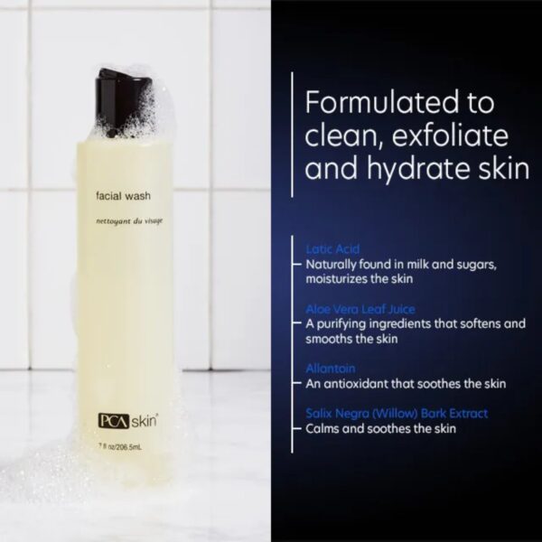 facialwashingredients Ексфолиант за лице PCA Facial Wash