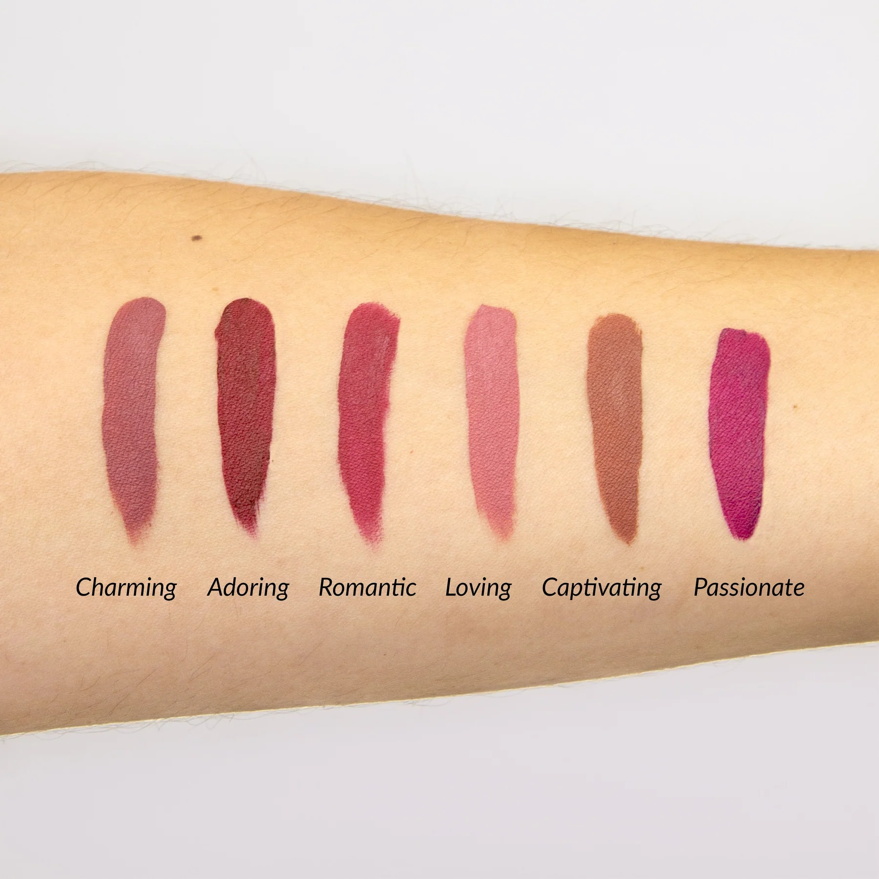 mmh mini v3 swatch Комплект мини течни червила Meet Matt(e) Hughes Vol.3