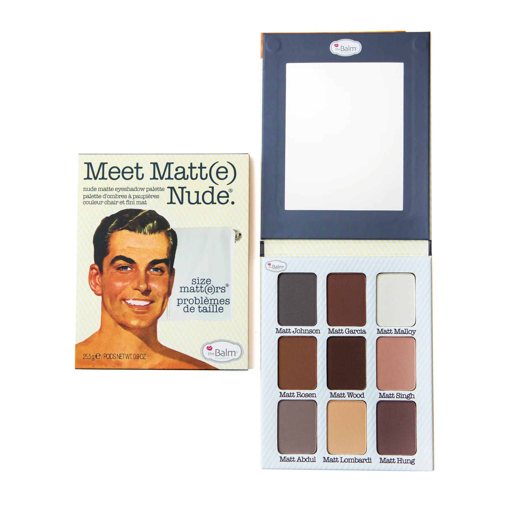 Палитра сенки за очи theBalm Meet Matt(e) Nude