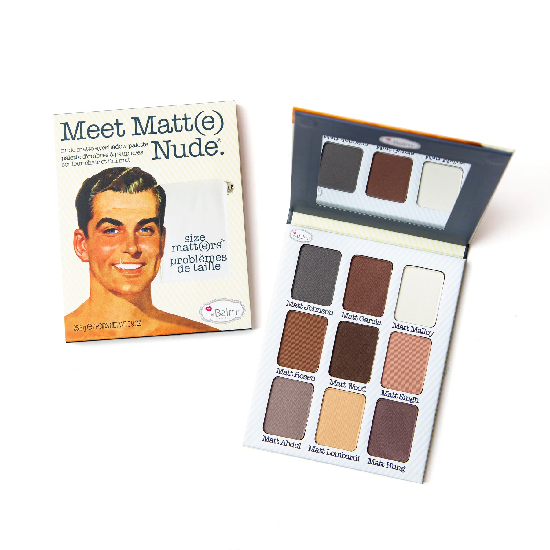 Палитра сенки за очи theBalm Meet Matt(e) Nude