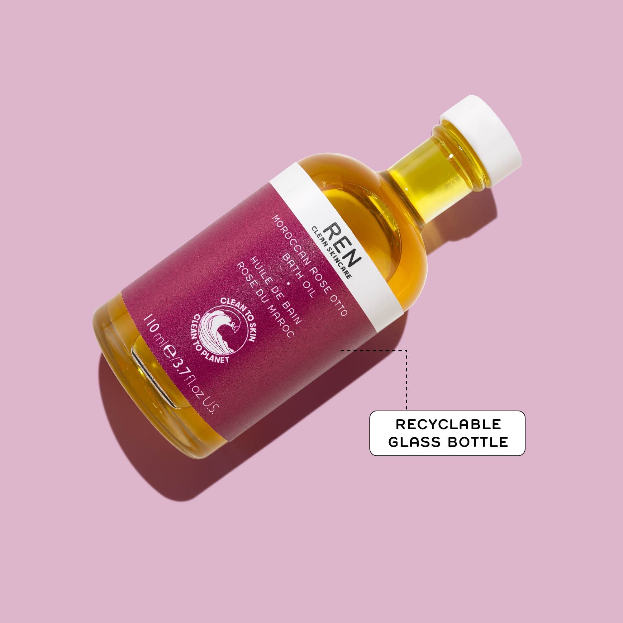 mr rose bath oil zero Успокояващо масло за вана REN MOROCCAN ROSE OTTO BATH OIL 110ml