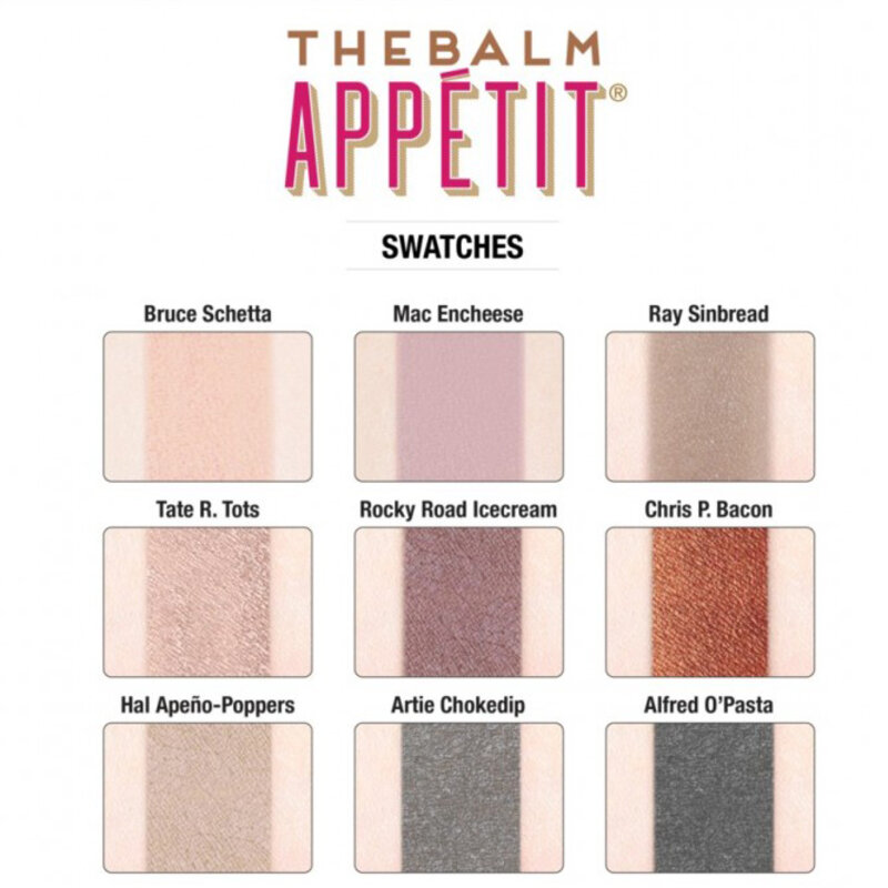 palitra senki za oci the balm appetit eyeshadow palette Палитра сенки за очи TheBalm Appetit