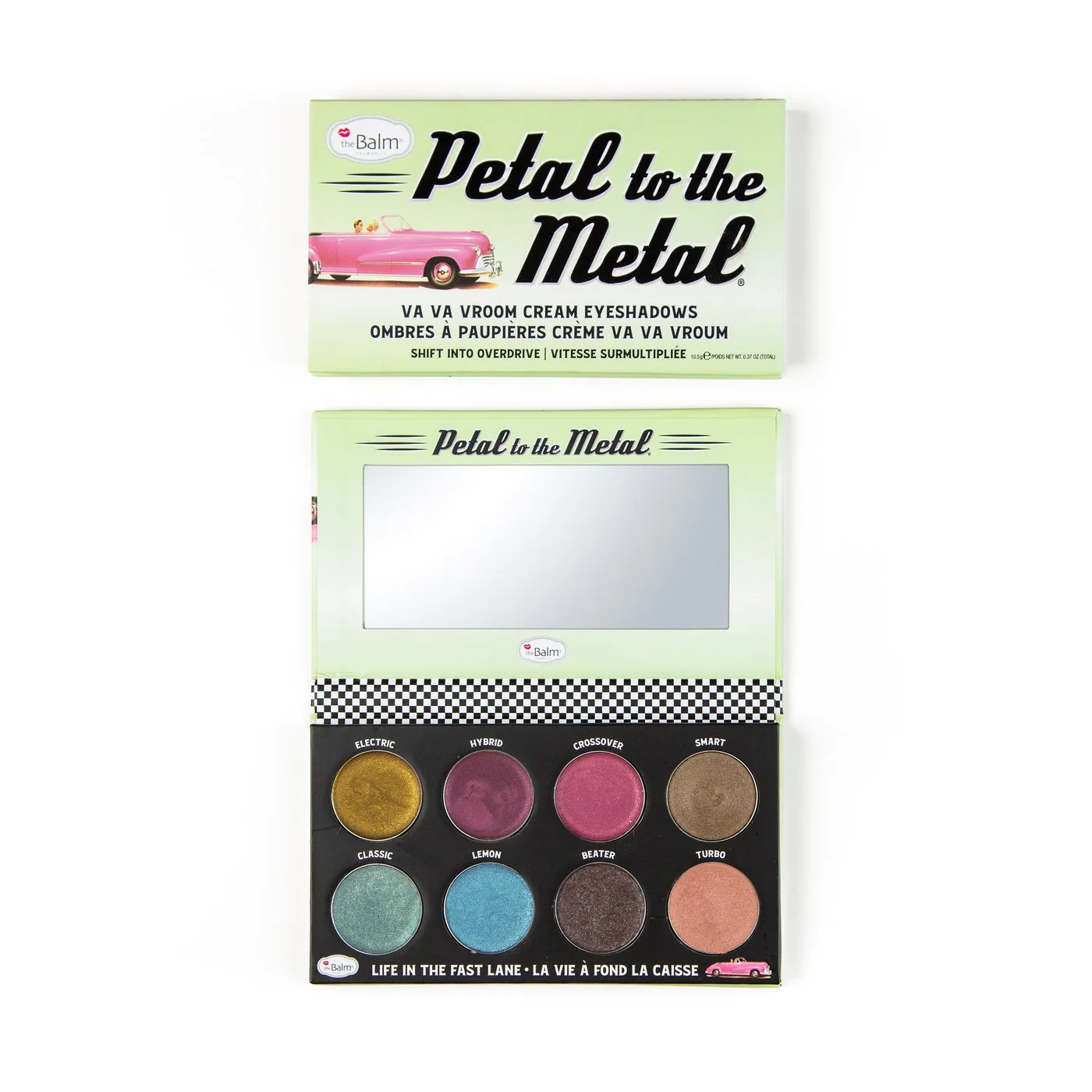 Палитра сенки TheBalm Petal To The Metal Shift into Overdrive