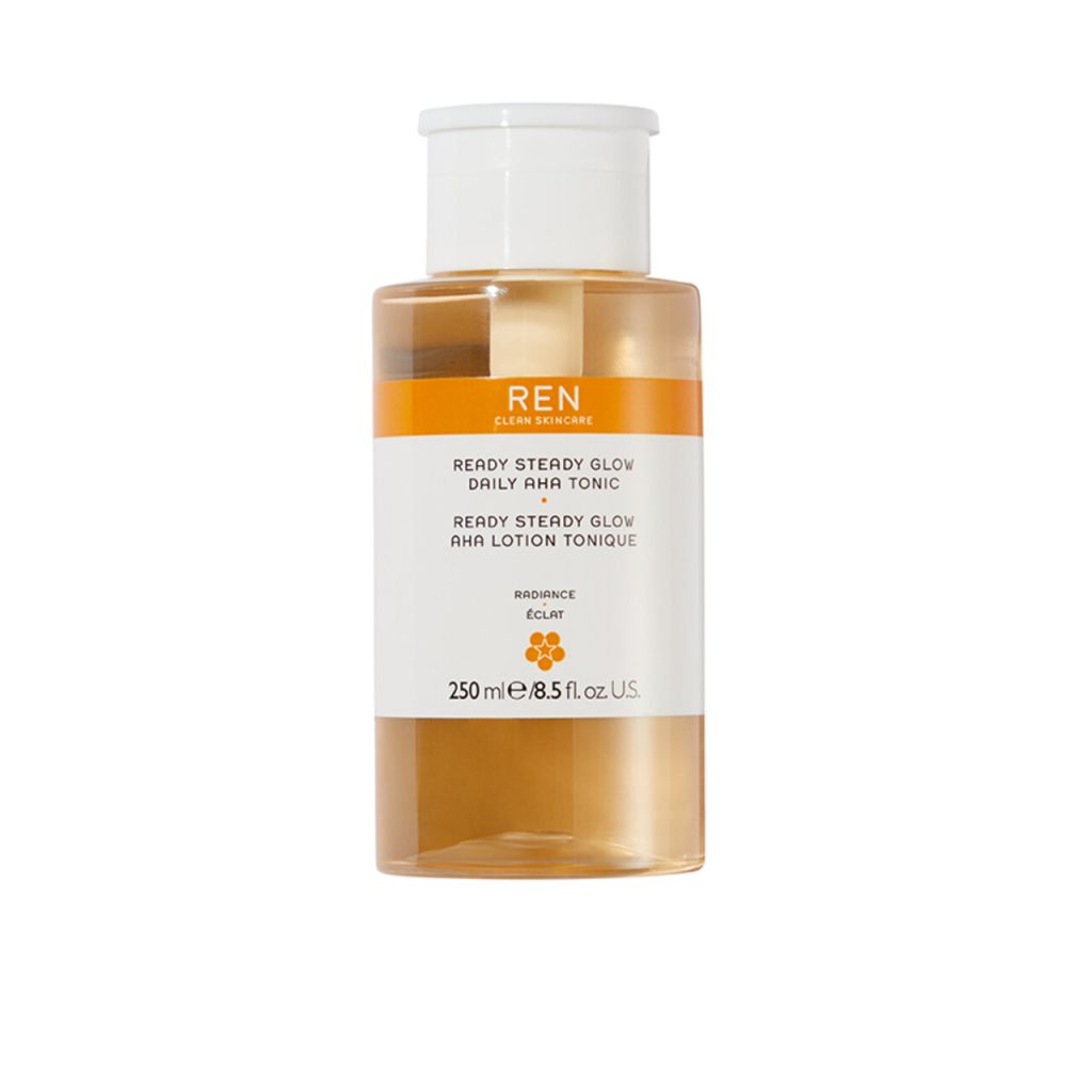 REN READY STEADY GLOW DAILY AHA TONIC 250ml/ 8.5oz AHA Тоник с комбинация от ексфолиращи