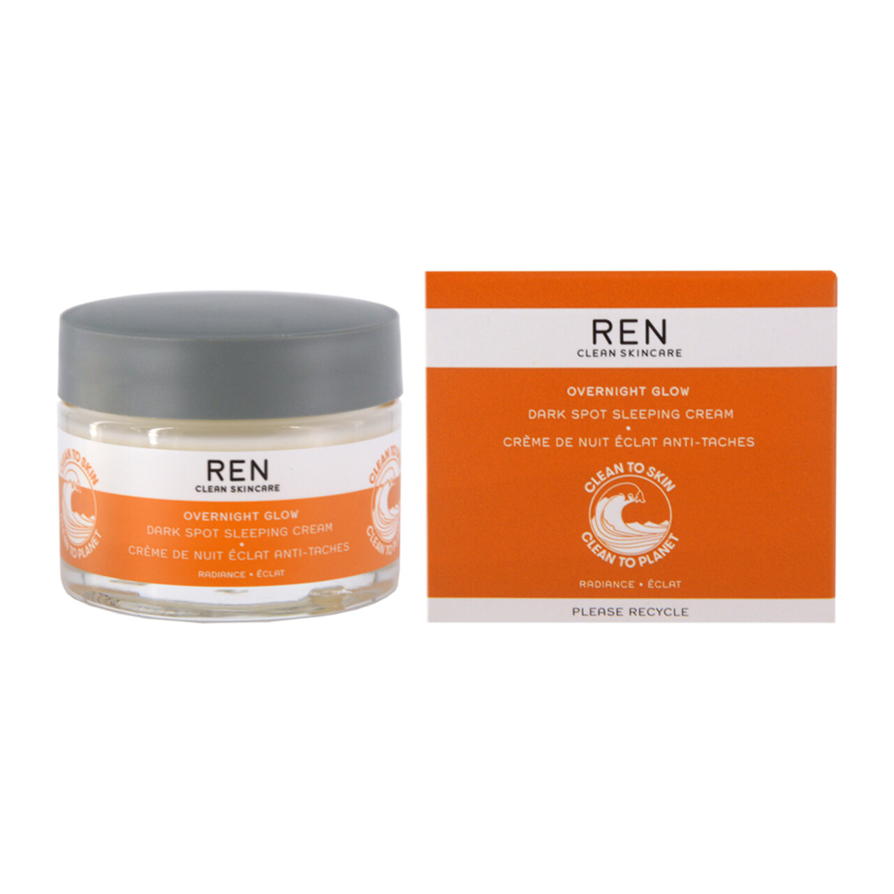 Нощен крем против тъмни петна REN RADIANCE OVERNIGHT GLOW DARK SPOT SLEEPING CREAM