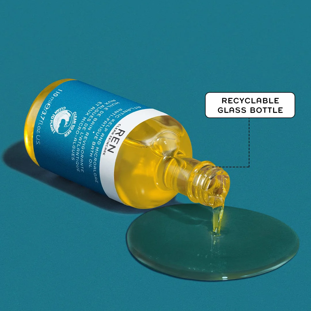 renskincareuk atlantic kelp and microalgae anti fatigue bath oil Подхранващо масло за вана против умора Atlantic Kelp And Magnesium Salt Anti-Fatigue Bath Oil RENос 110ml