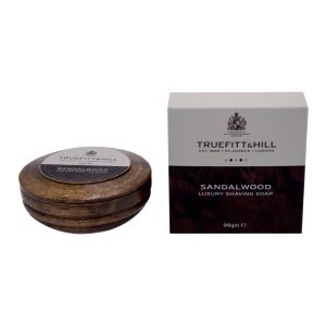 Сапун за бръснене Truefitt & Hill Sandalwood Luxury Shaving Soap in Wooden Bowl