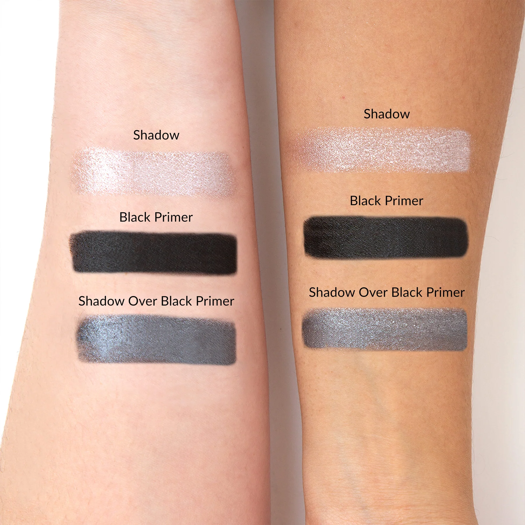 swatch black primer Основа за сенки theBalm Priming is Everything