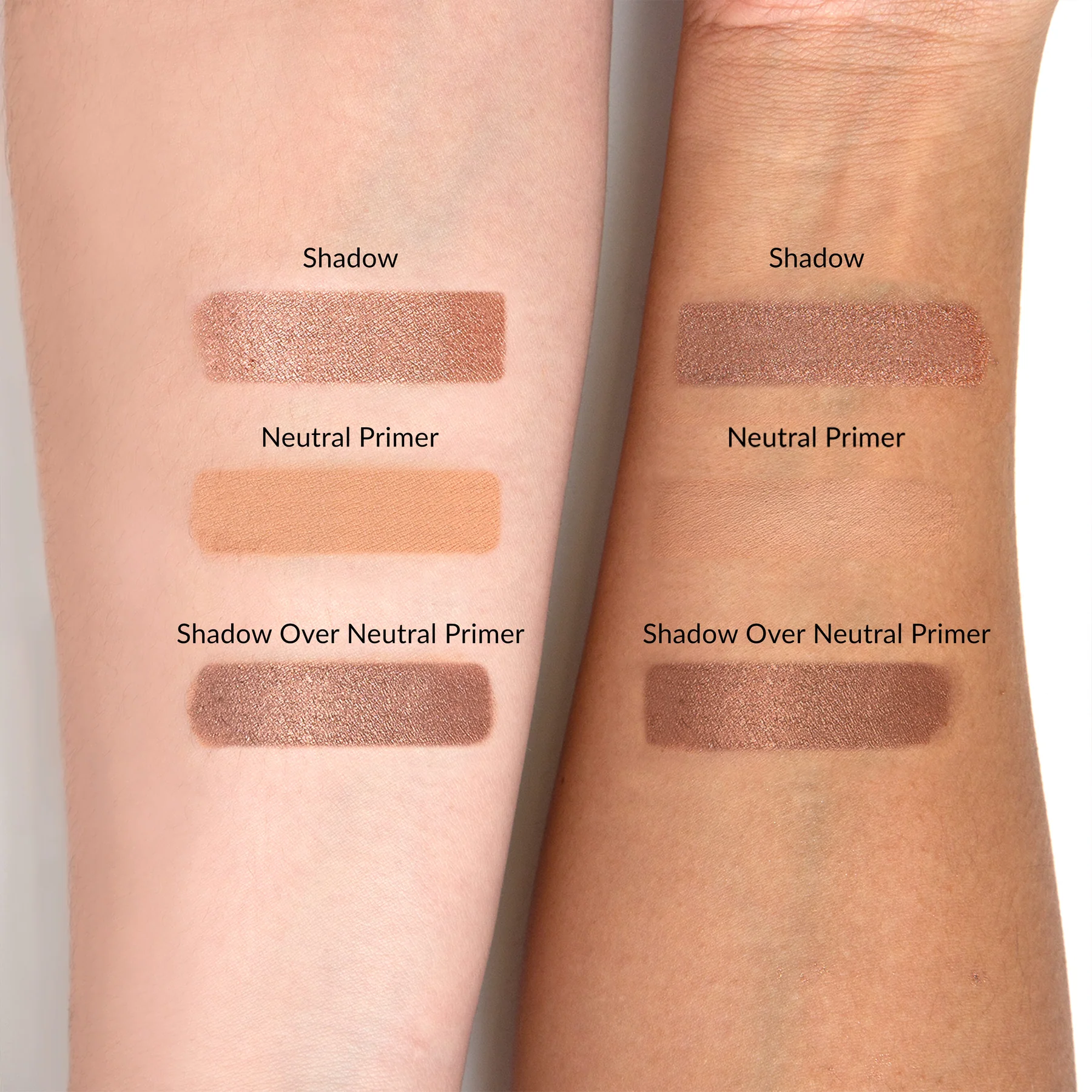 swatch neutral primer Основа за сенки theBalm Priming is Everything