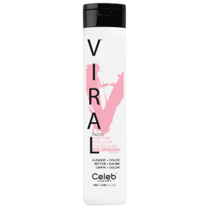 Celeb luxury Viral Shampoo 8.25oz/244ml Light Pink Веган светло розов шампоан оцветител