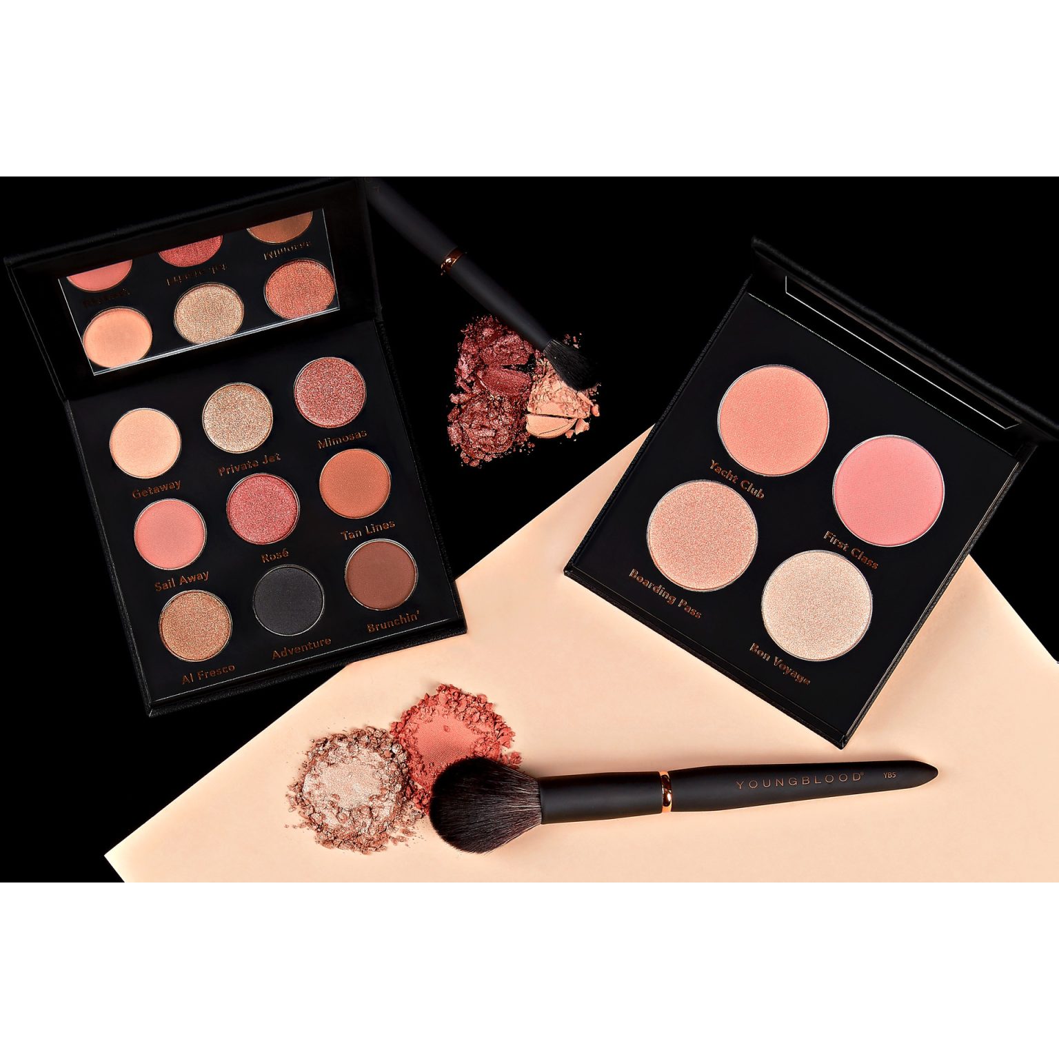 Палитра за очи и лице Youngblood Weekender Eyeshadow & Blush Palette