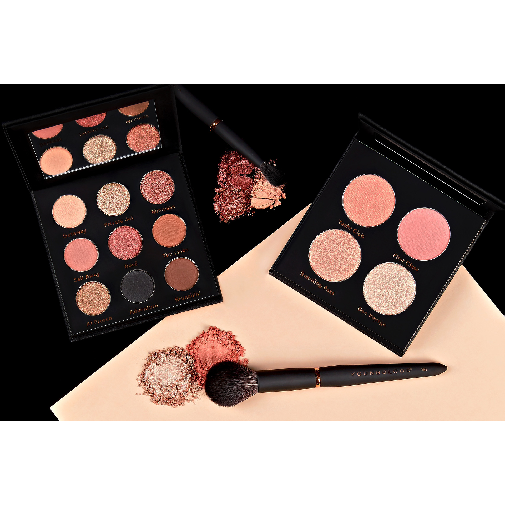 Youngblood Weekender Eyeshadow & Blush Palette Палитра за очи и лице Youngblood Weekender Eyeshadow & Blush Palette