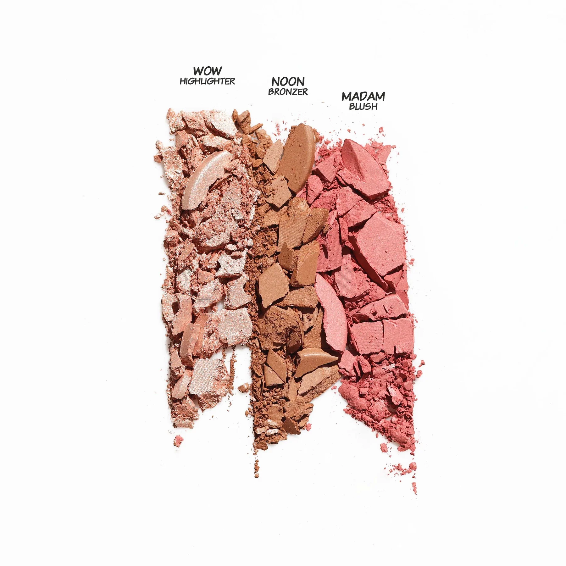 Палитра с хайлайтър, бронзант и руж theBalm Double Crosser
