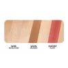 double crosser swatch Палитра с хайлайтър, бронзант и руж theBalm Double Crosser