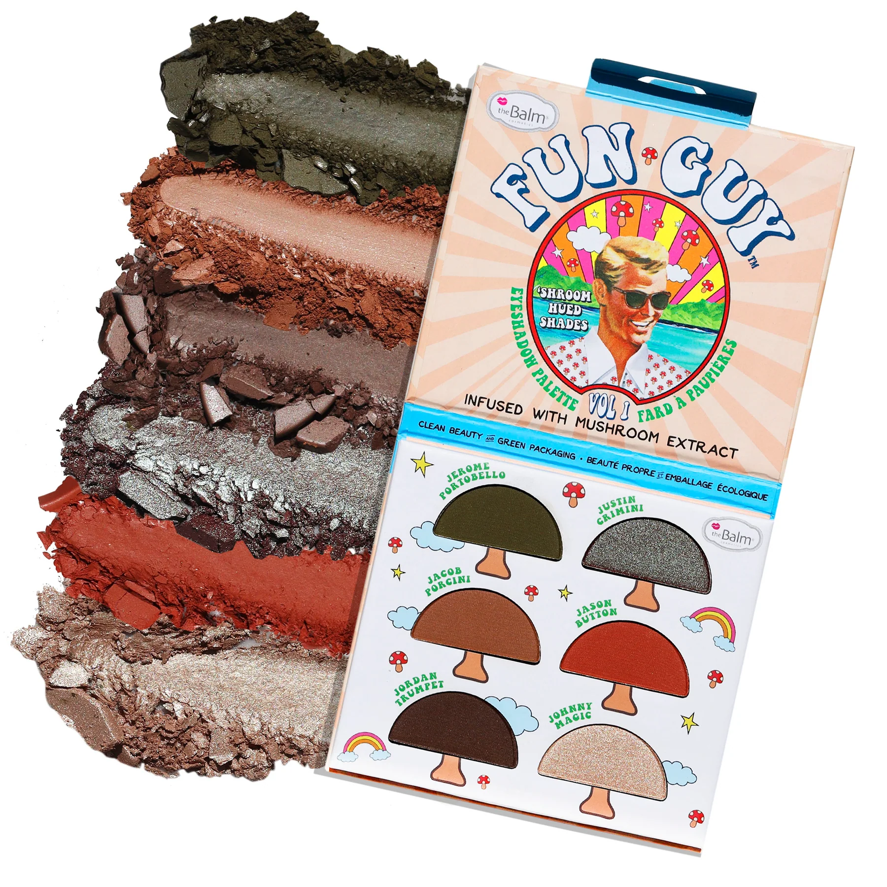 funguy smears Палитра сенки за очи theBalm Fun Guy