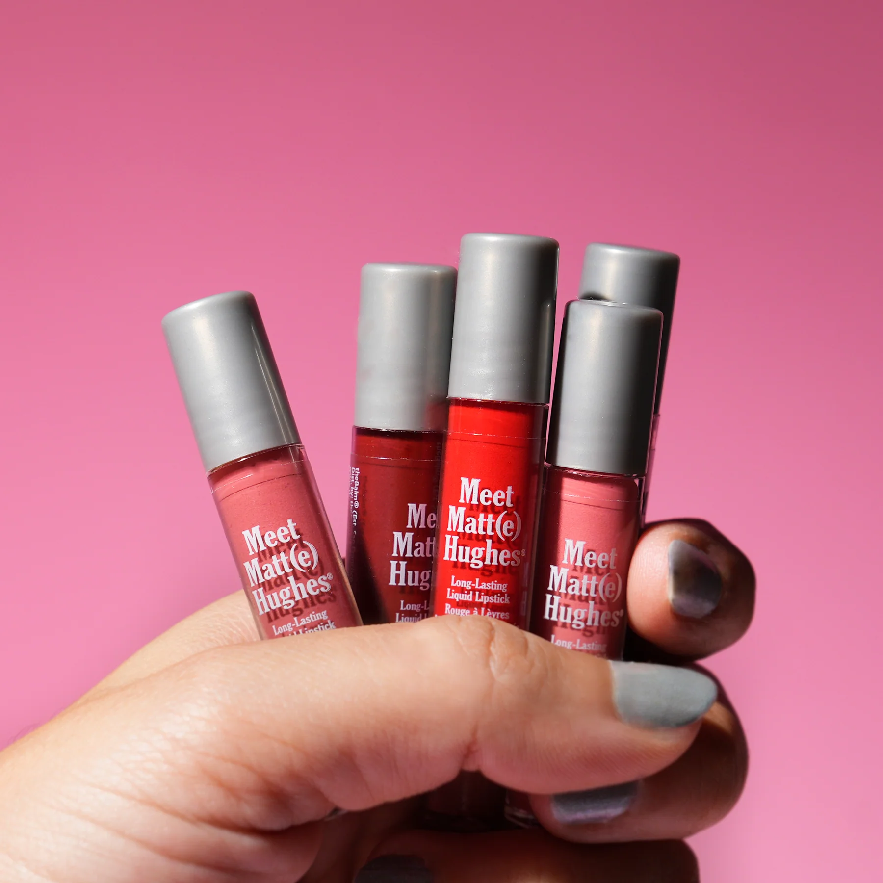 Комплект мини течни червила theBalm Meet Mate Hudhes Miami