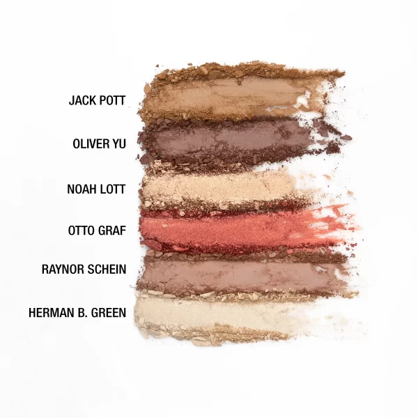 Палитра сенки за очи theBalm Male Order First Class Male