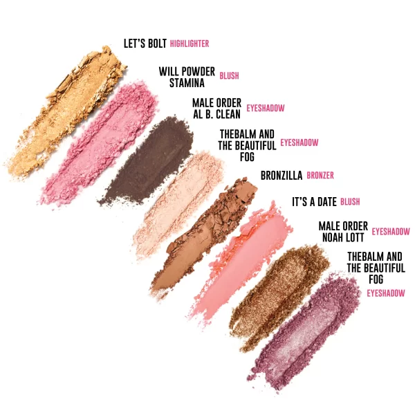 thebalmbina swatch updt 2 Палитра за грим theBalmbina