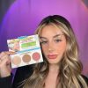 videothumb 698654480 Палитра с хайлайтър, бронзант и руж theBalm Double Crosser