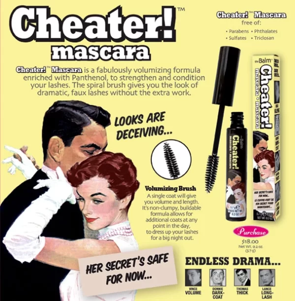 the balm cheater mascara 1 Спирала за мигли theBalm Cheater!