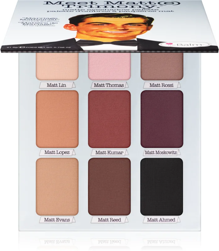 thebalm meet matte trimony 12 Палитра сенки за очи theBalm Meet Matt(e) Trimony