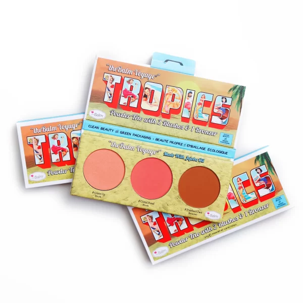 tropics 2 Палитра за грим theBalm Voyage Tropics