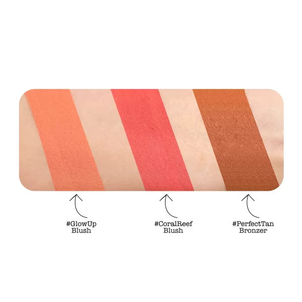 tropics swatch Палитра за грим theBalm Voyage Tropics
