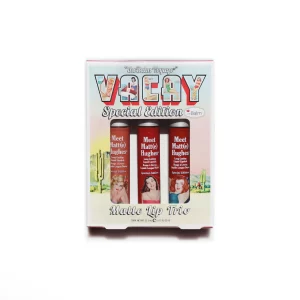 Комплект течни червила theBalm Voyage-Vacay Lip Trio