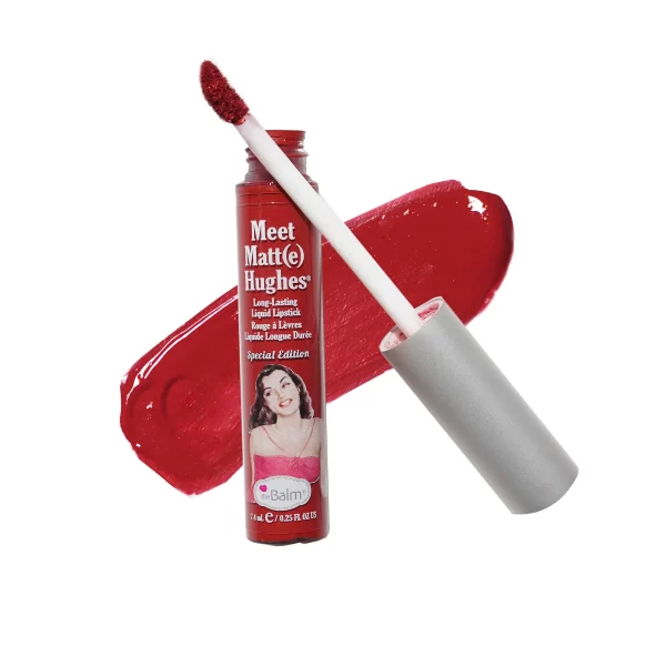 vacay product swatch persistent Комплект течни червила theBalm Voyage-Vacay Lip Trio
