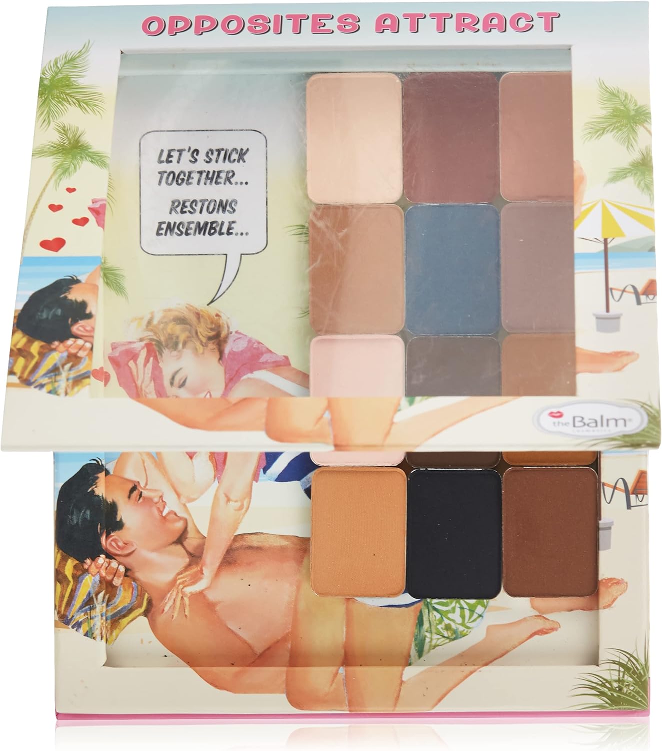 Палитра сенки theBalm Opposites Attract