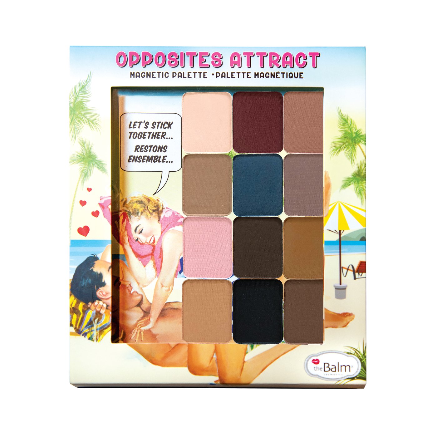 Палитра сенки theBalm Opposites Attract