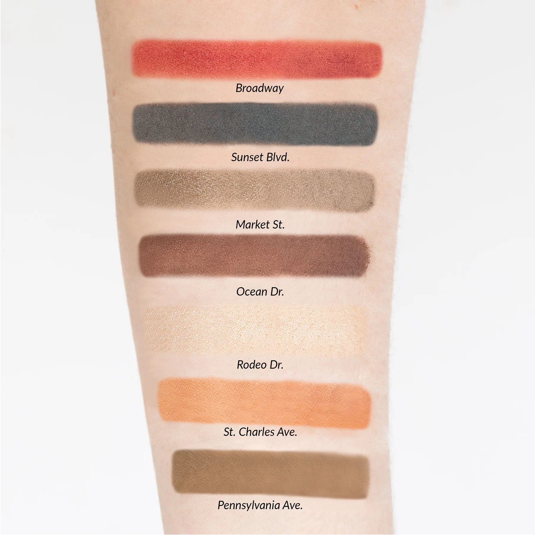 swatch ab pic perf Палитра сенки theBalm Autobalm Pic Perf