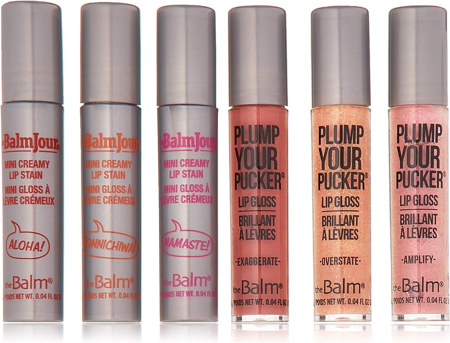 vol.2 front view Комплект мини гланцове за устни theBalm Plump Your Pucker and theBalmJour