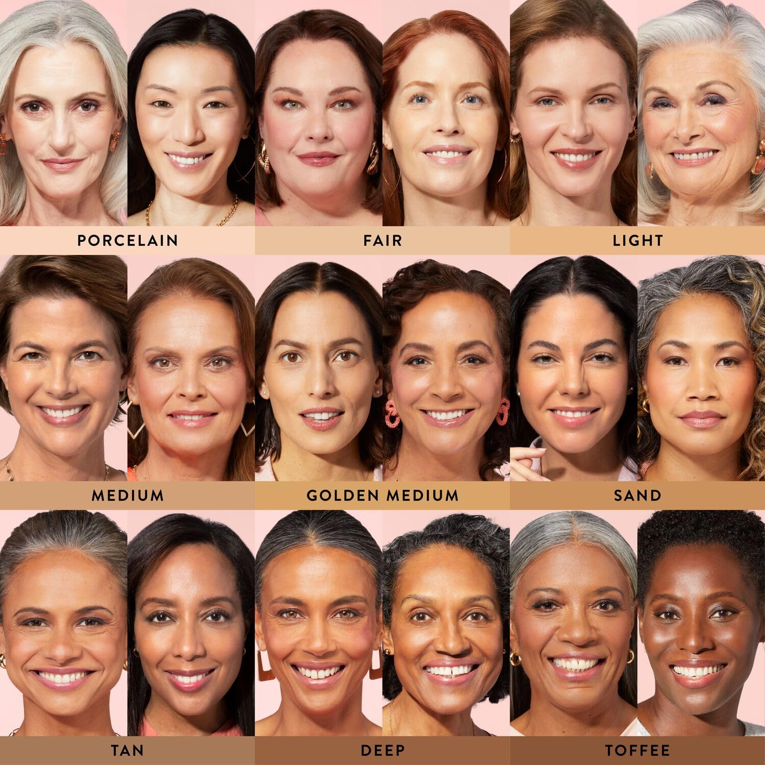 Color chart face Покривна пудра с блясък Laura Geller Baked Balance-n-Glow Illuminating Foundation