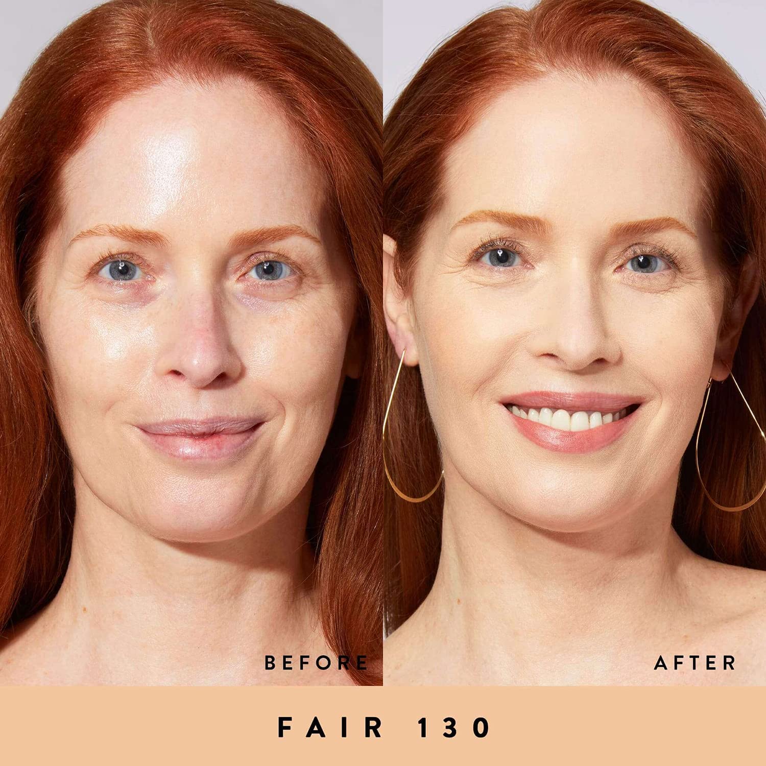 fair model Фон дьо тен Laura Geller Timeless Skin Antiaging Cream Foundation