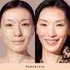 porcelain face Фон дьо тен Laura Geller Timeless Skin Antiaging Cream Foundation