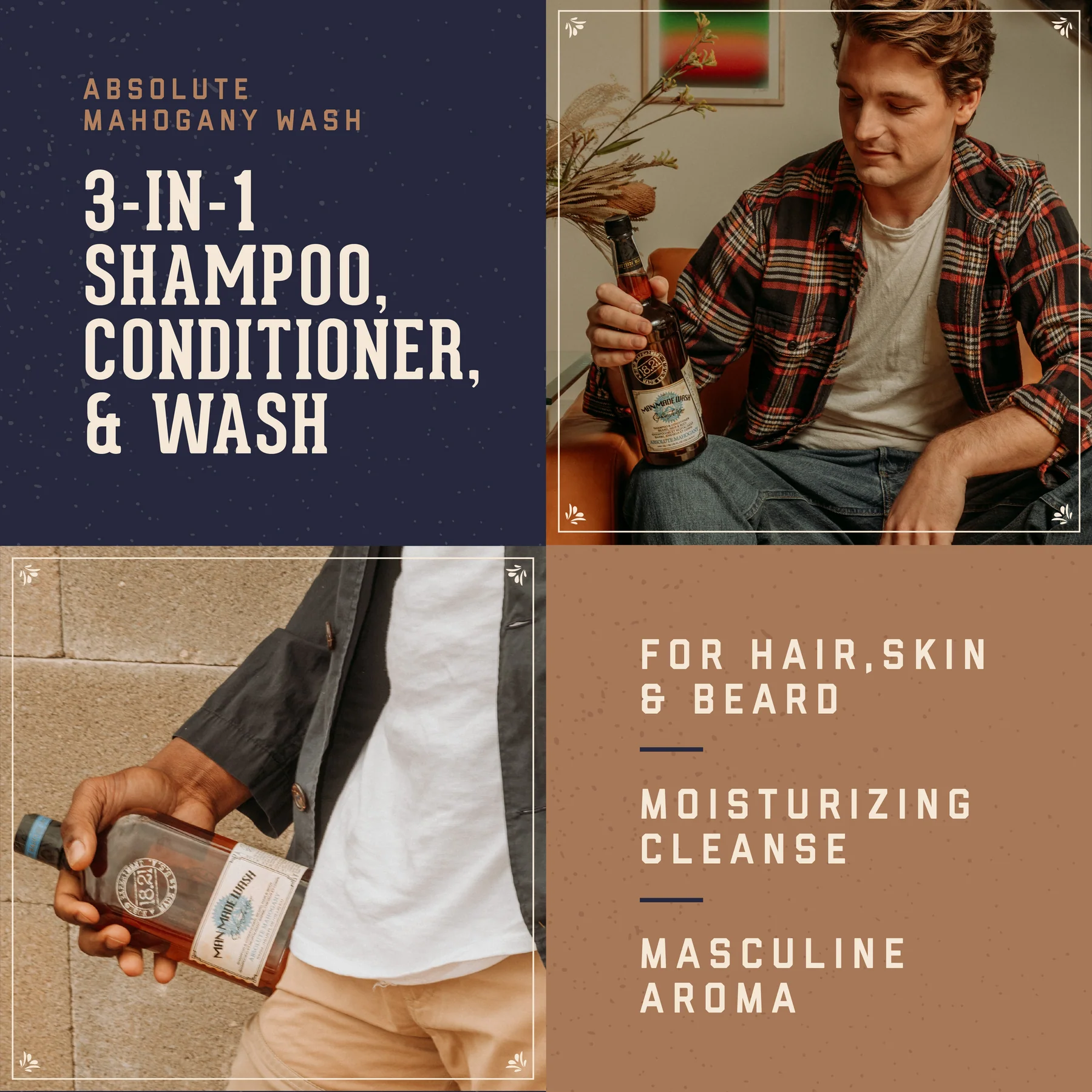 1821 absolutemahoganywash amazonimages 01 1 96c13693 fa1a 4d59 86ca Луксозен подаръчен комплект 2-в-1 Book of Good Grooming Vol. 2 - 18.21 Man Made