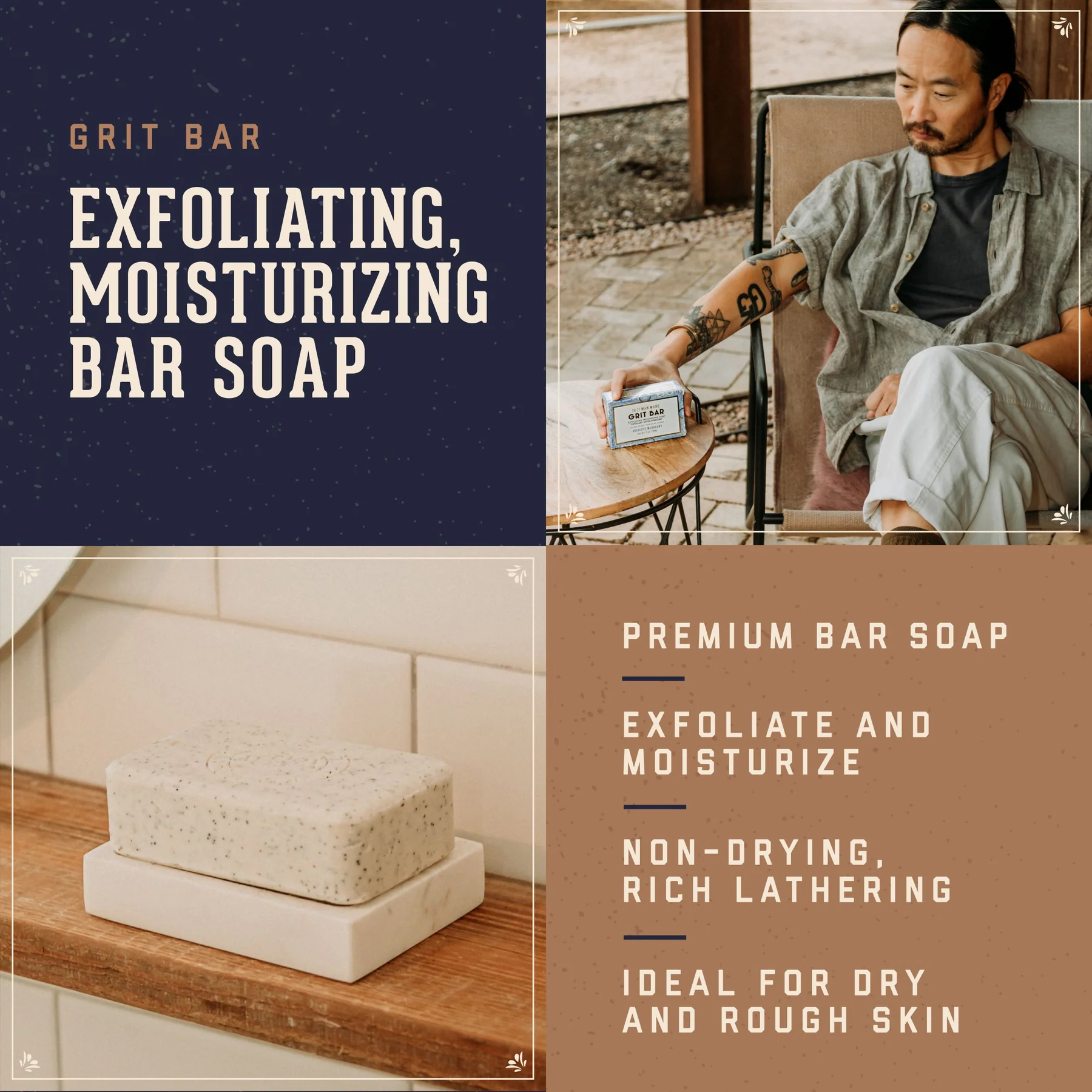 1821 gritbar amazonimages 01 1 da352332 4d9d 49e6 8265 Луксозен подаръчен комплект 2-в-1 Book of Good Grooming Vol. 2 - 18.21 Man Made