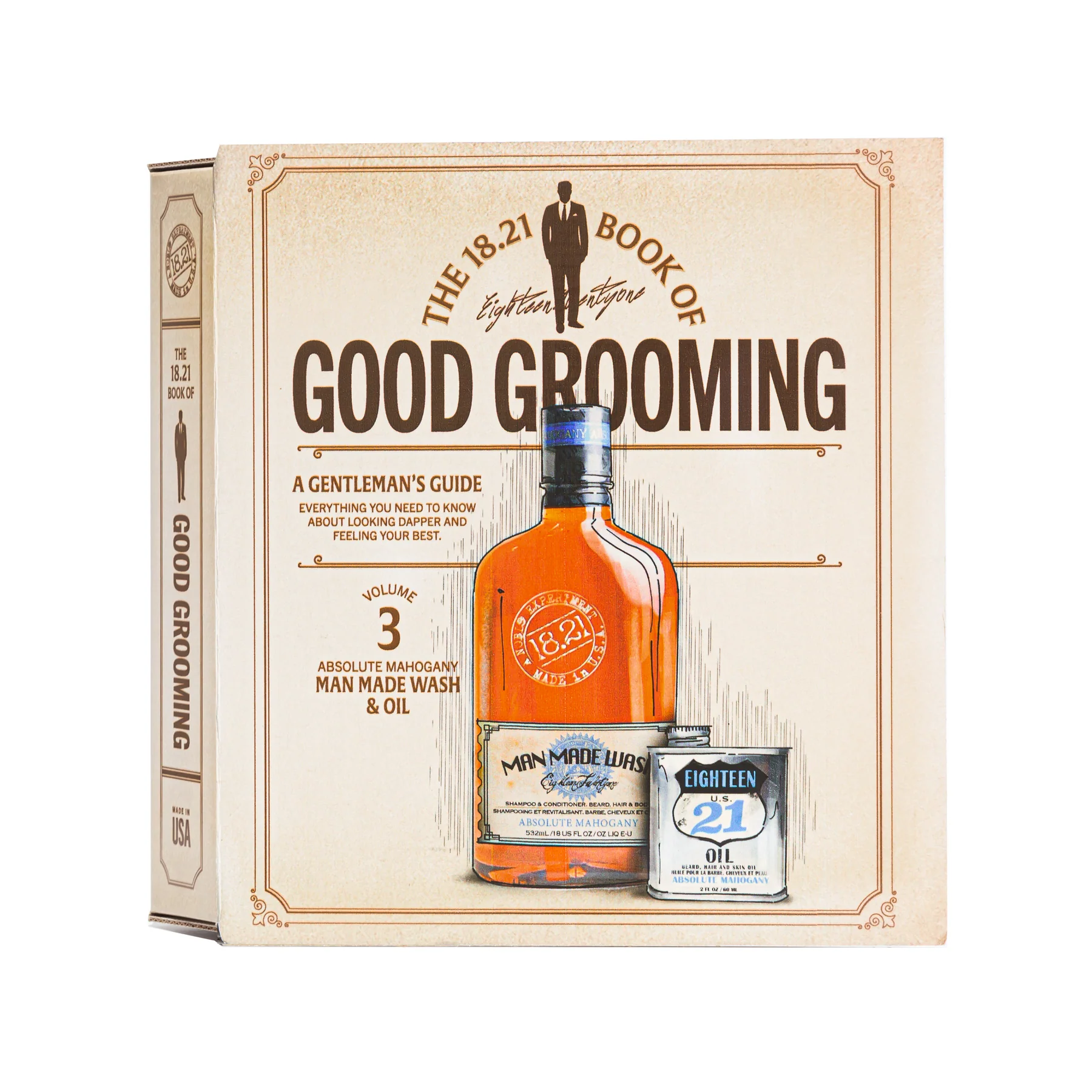 Book_Volume3_1800x1800 Луксозен подаръчен комплект 2-в-1 Book of Good Grooming Gift Set Volume 3 - 18.21 Man Made