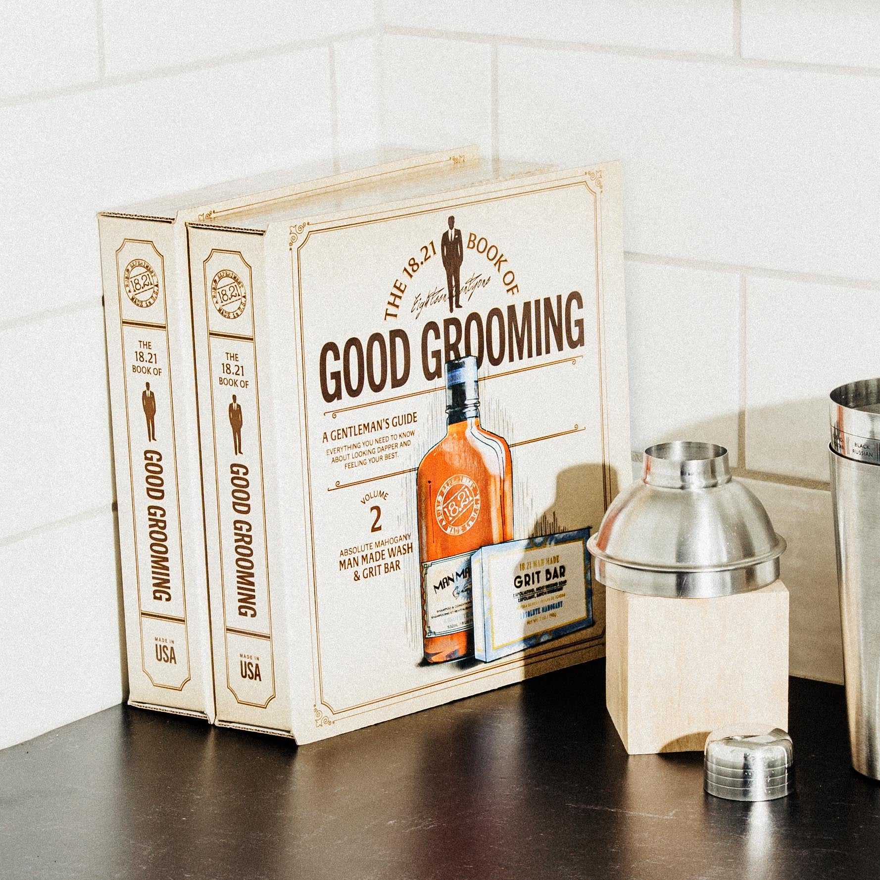 Луксозен подаръчен комплект 2-в-1 Book of Good Grooming Vol. 2 - 18.21 Man Made