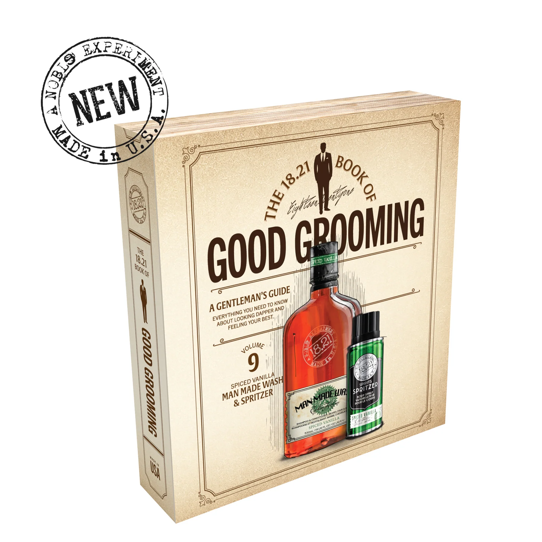 Луксозен подаръчен комплект 2-в-1 Book of Good Grooming Gift Set Volume 9 - 18.21 Man Made